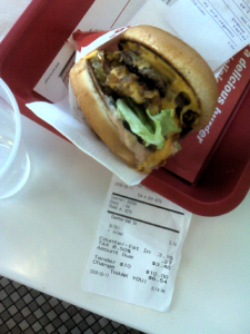 In-N-Out double-double animal style.