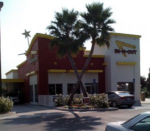 In-N-Out Burger near Great America.