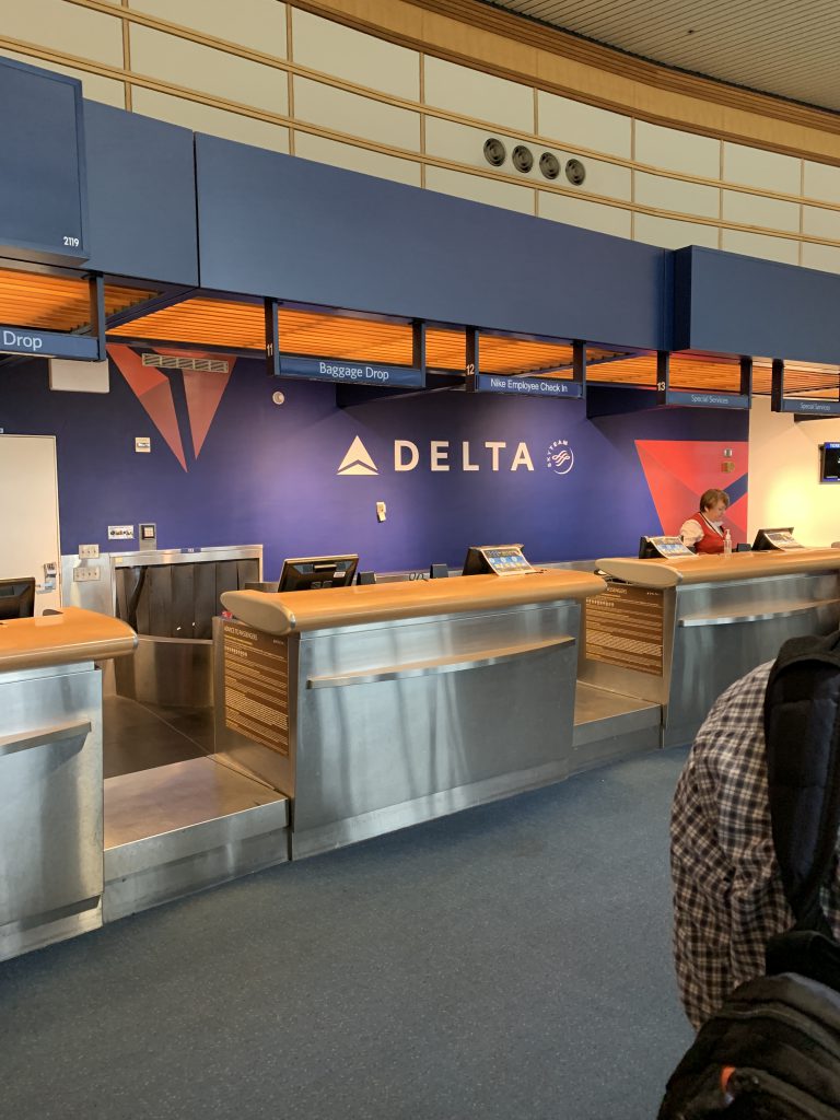 Delta special Nike counter